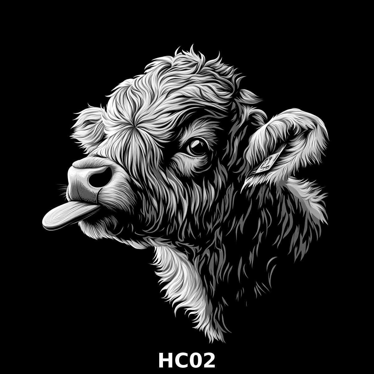 Set of four (4) Highland Cattle Coasters – Rustic Charm for Your Home