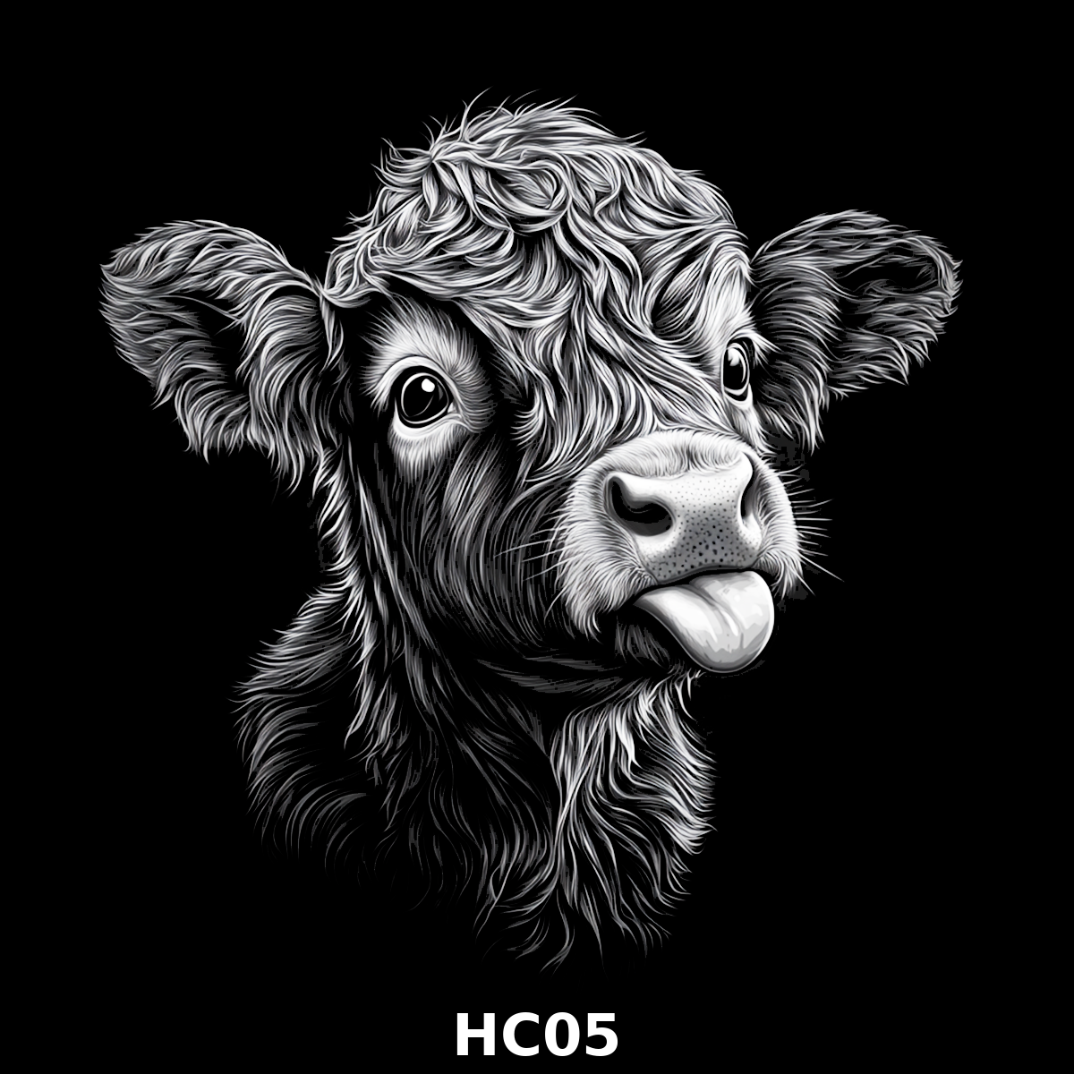 Set of four (4) Highland Cattle Coasters – Rustic Charm for Your Home