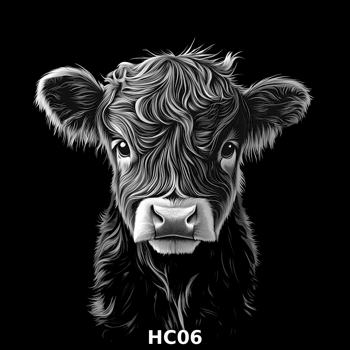 Set of four (4) Highland Cattle Coasters – Rustic Charm for Your Home