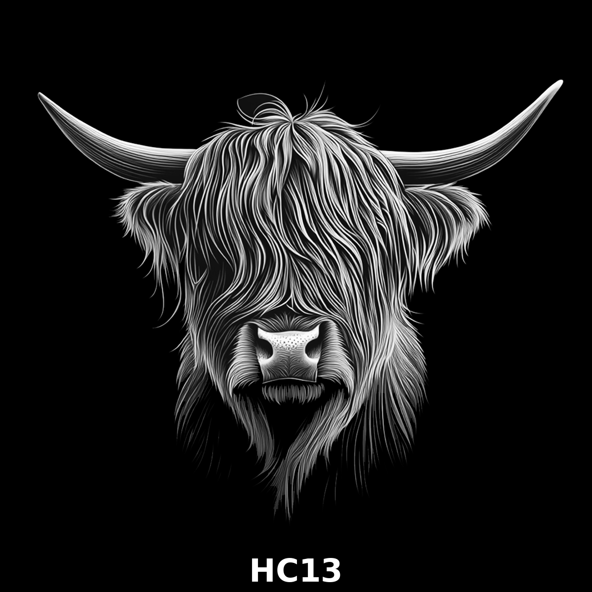 Set of four (4) Highland Cattle Coasters – Rustic Charm for Your Home