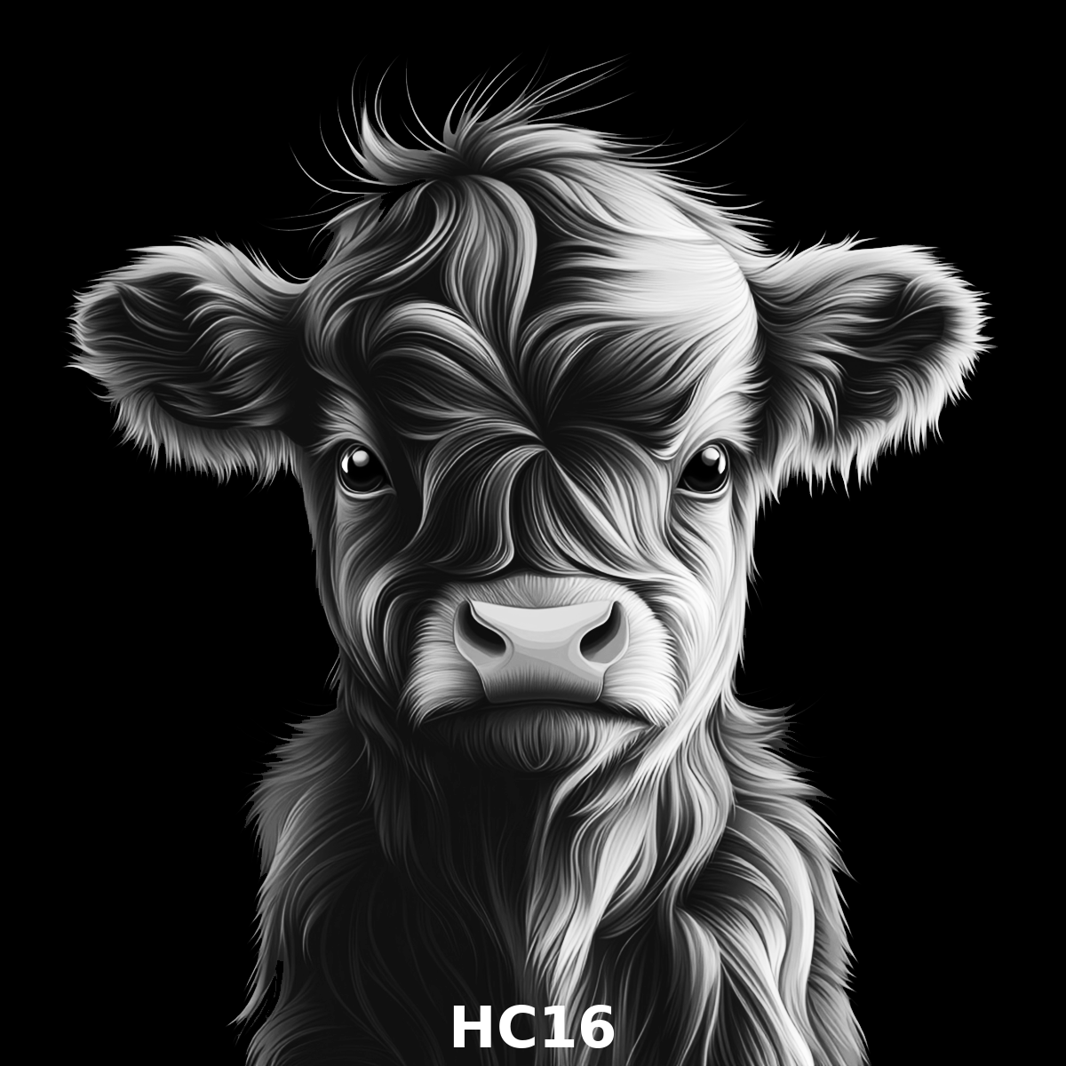 Set of four (4) Highland Cattle Coasters – Rustic Charm for Your Home