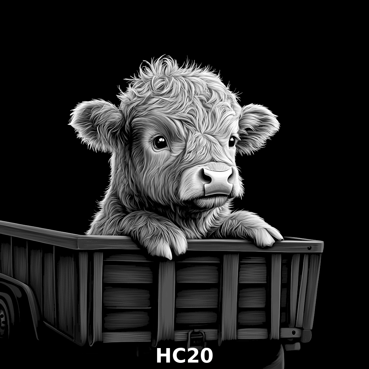 Set of four (4) Highland Cattle Coasters – Rustic Charm for Your Home