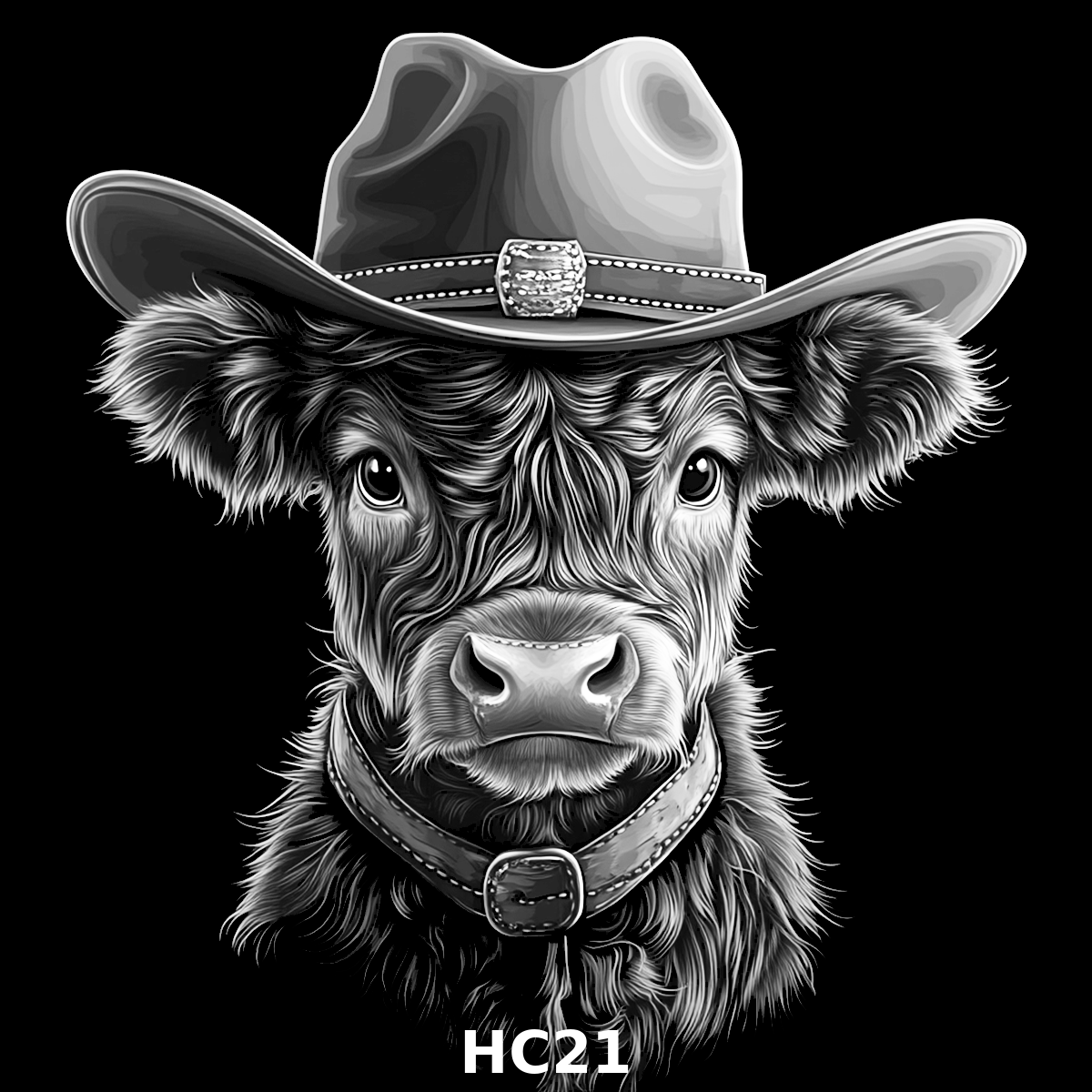Set of four (4) Highland Cattle Coasters – Rustic Charm for Your Home