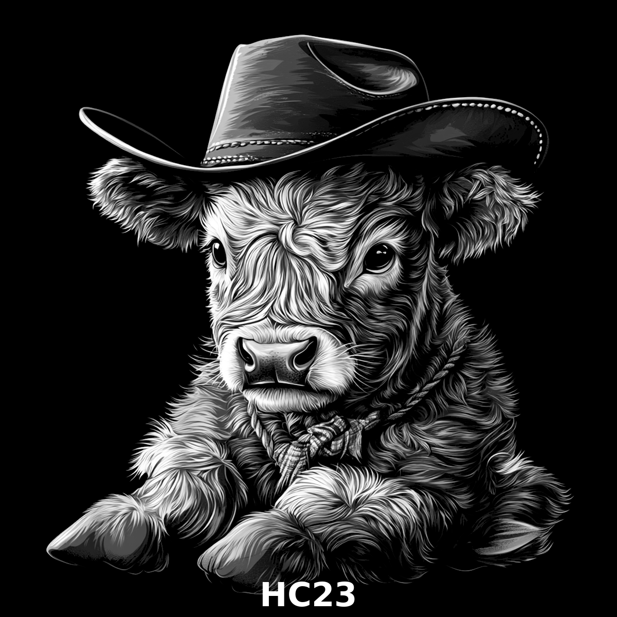 Set of four (4) Highland Cattle Coasters – Rustic Charm for Your Home