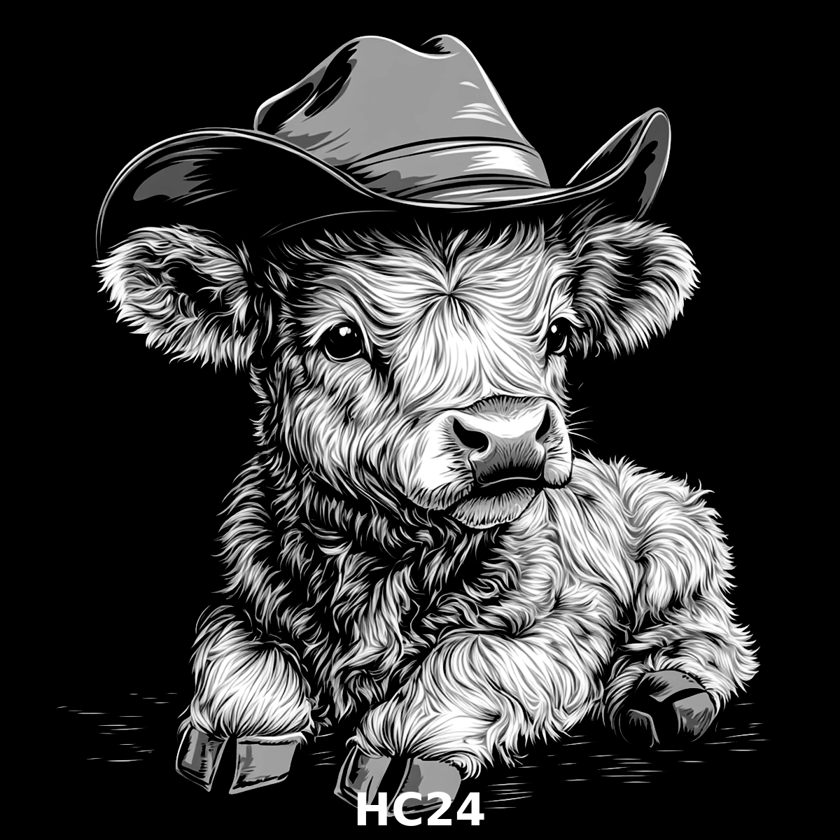 Set of four (4) Highland Cattle Coasters – Rustic Charm for Your Home