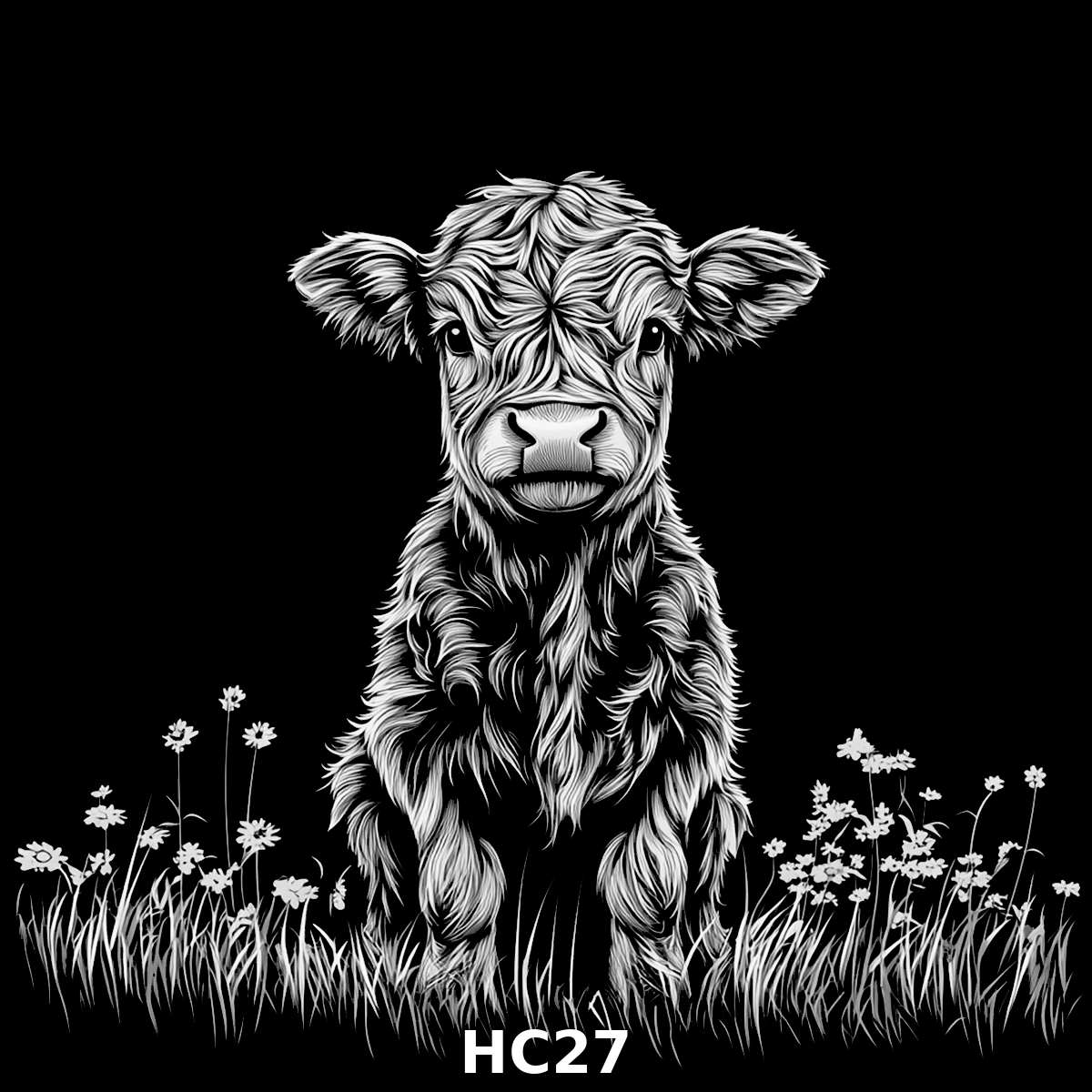 Set of four (4) Highland Cattle Coasters – Rustic Charm for Your Home