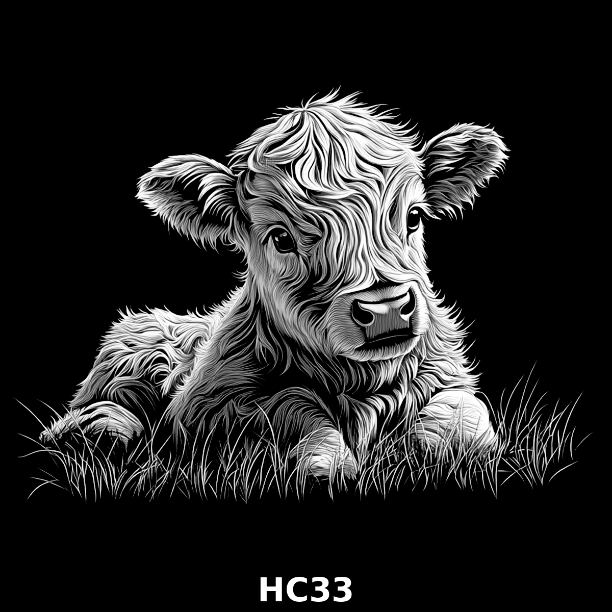 Set of four (4) Highland Cattle Coasters – Rustic Charm for Your Home