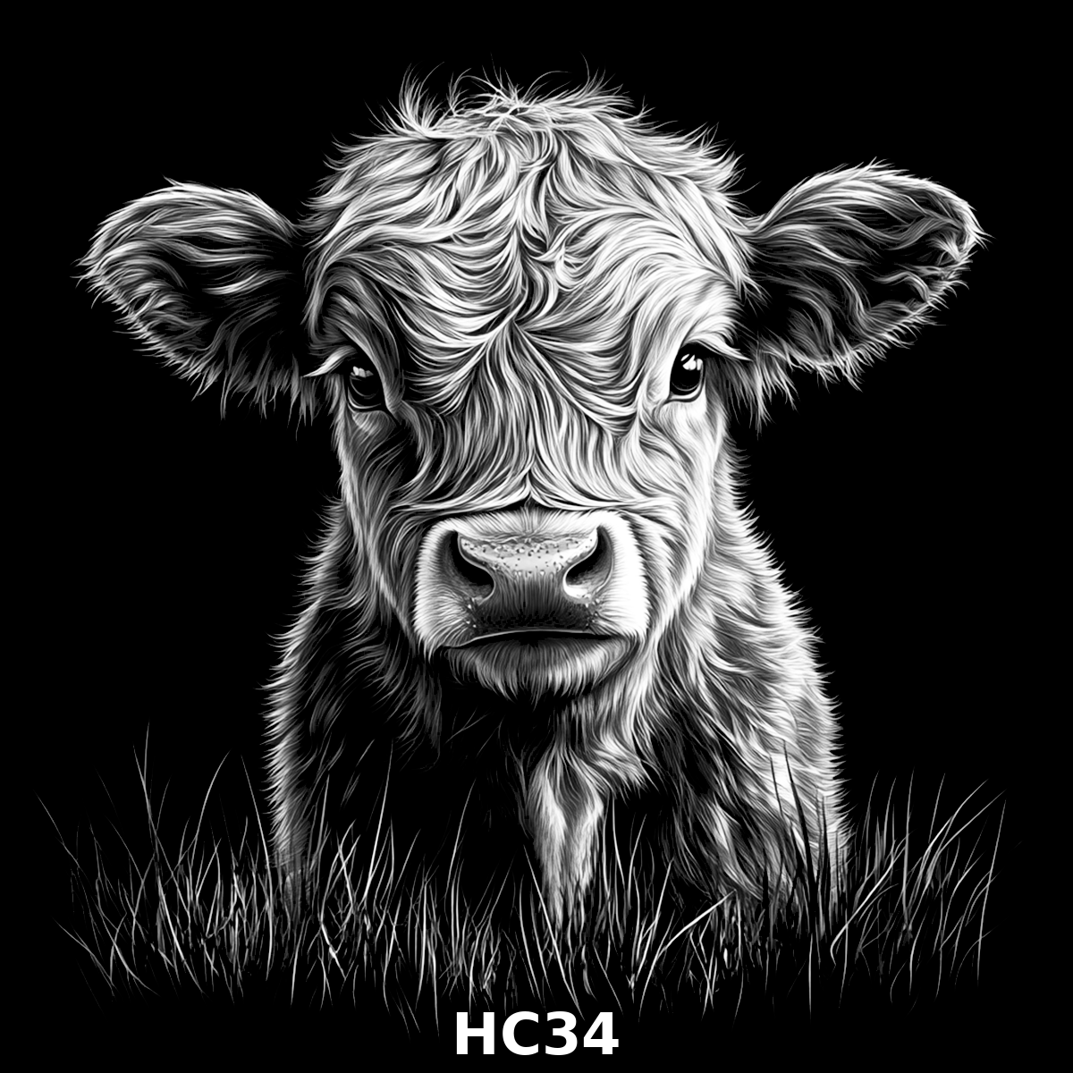 Set of four (4) Highland Cattle Coasters – Rustic Charm for Your Home