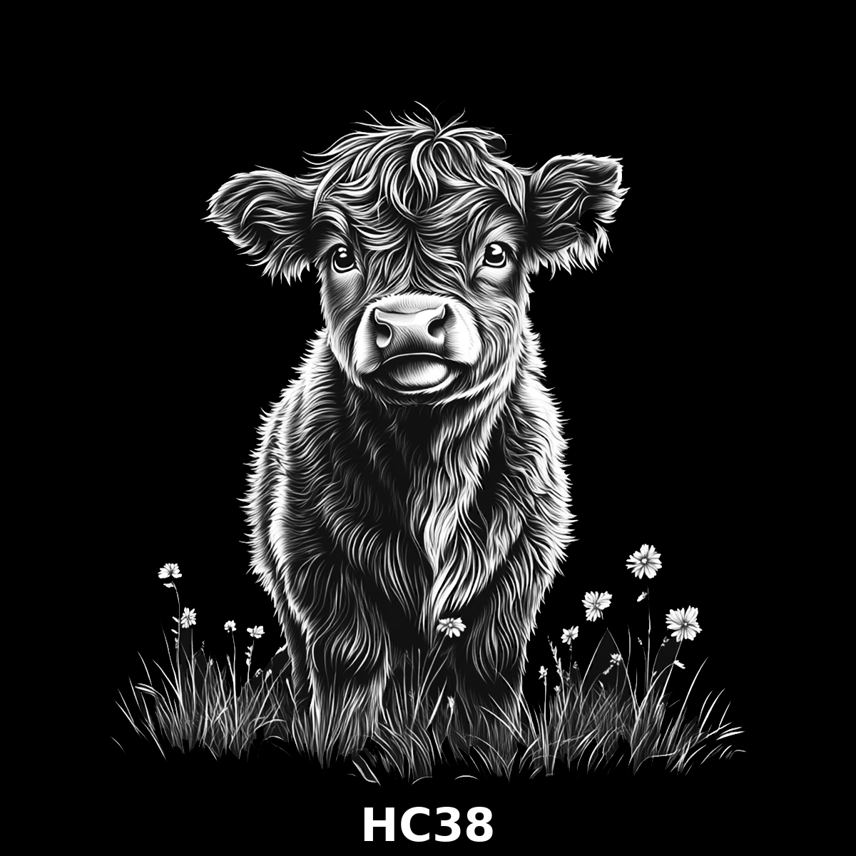 Set of four (4) Highland Cattle Coasters – Rustic Charm for Your Home