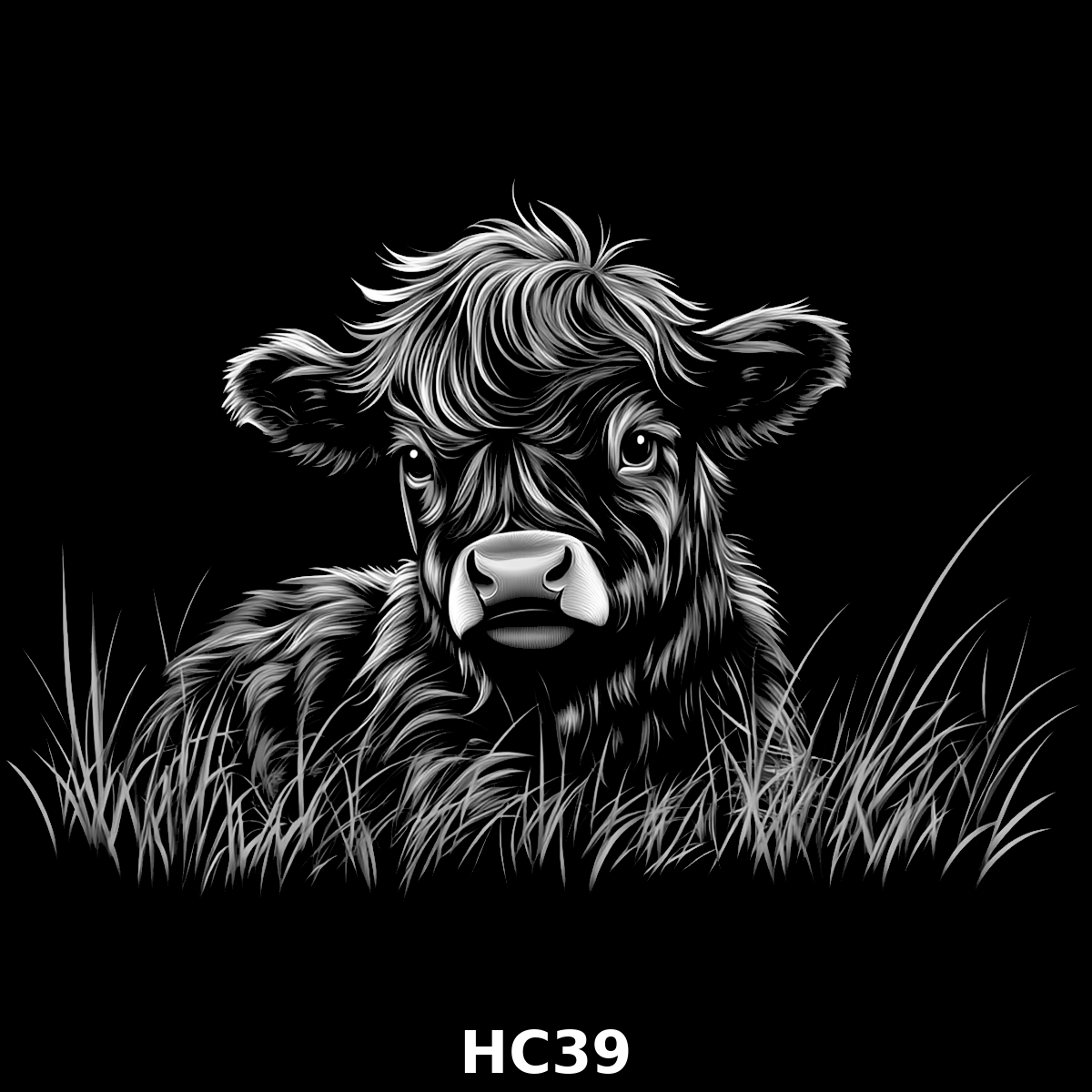Set of four (4) Highland Cattle Coasters – Rustic Charm for Your Home
