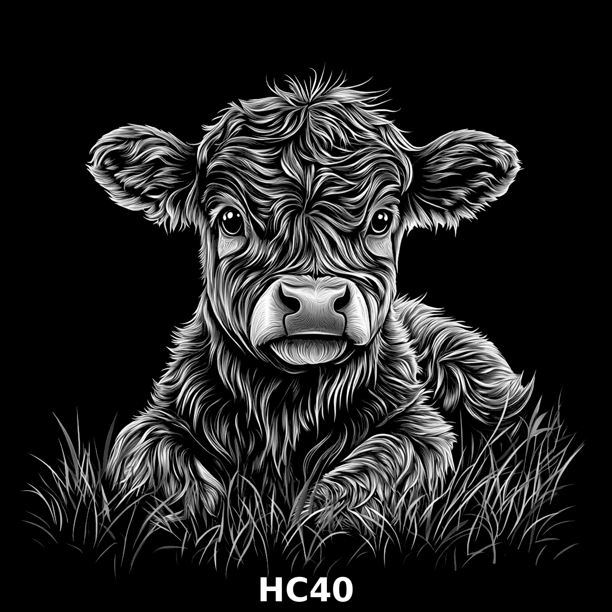 Set of four (4) Highland Cattle Coasters – Rustic Charm for Your Home
