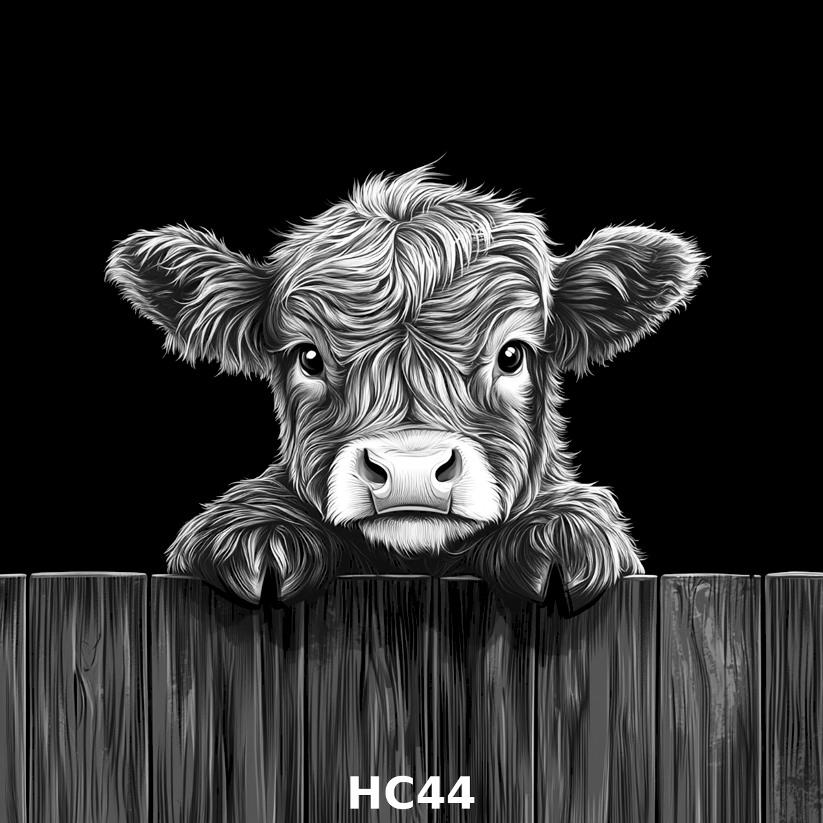 Set of four (4) Highland Cattle Coasters – Rustic Charm for Your Home