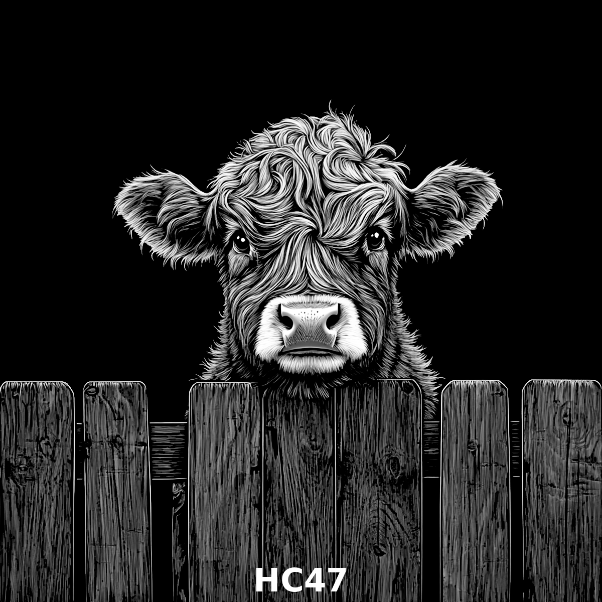 Set of four (4) Highland Cattle Coasters – Rustic Charm for Your Home