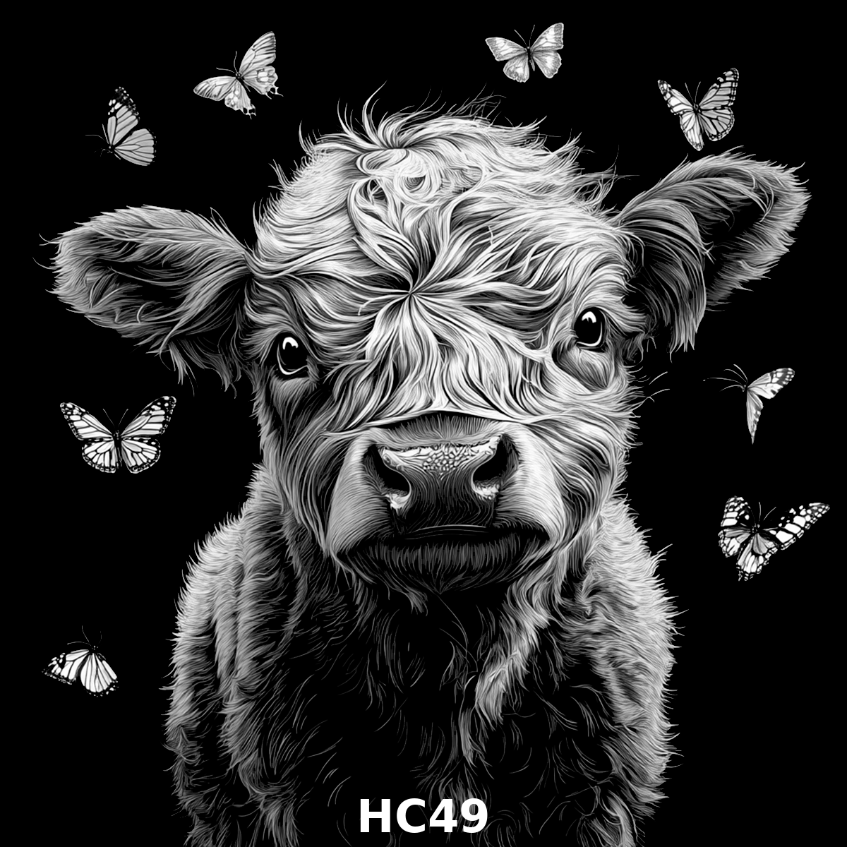 Set of four (4) Highland Cattle Coasters – Rustic Charm for Your Home