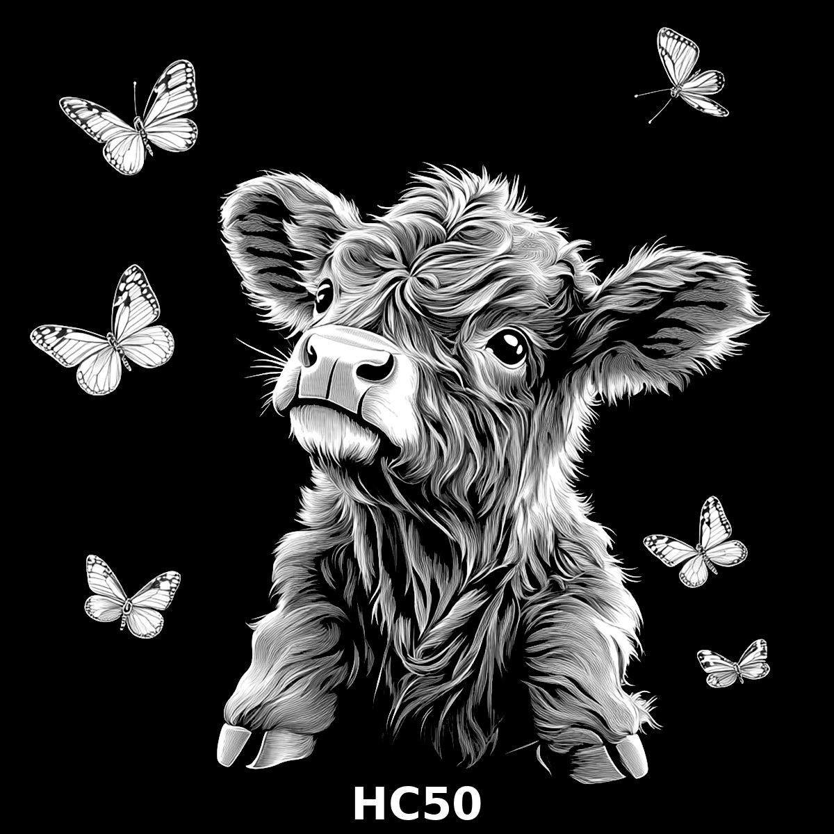 Set of four (4) Highland Cattle Coasters – Rustic Charm for Your Home