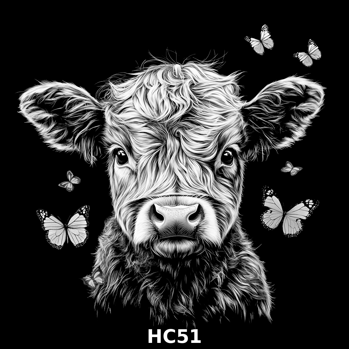 Set of four (4) Highland Cattle Coasters – Rustic Charm for Your Home