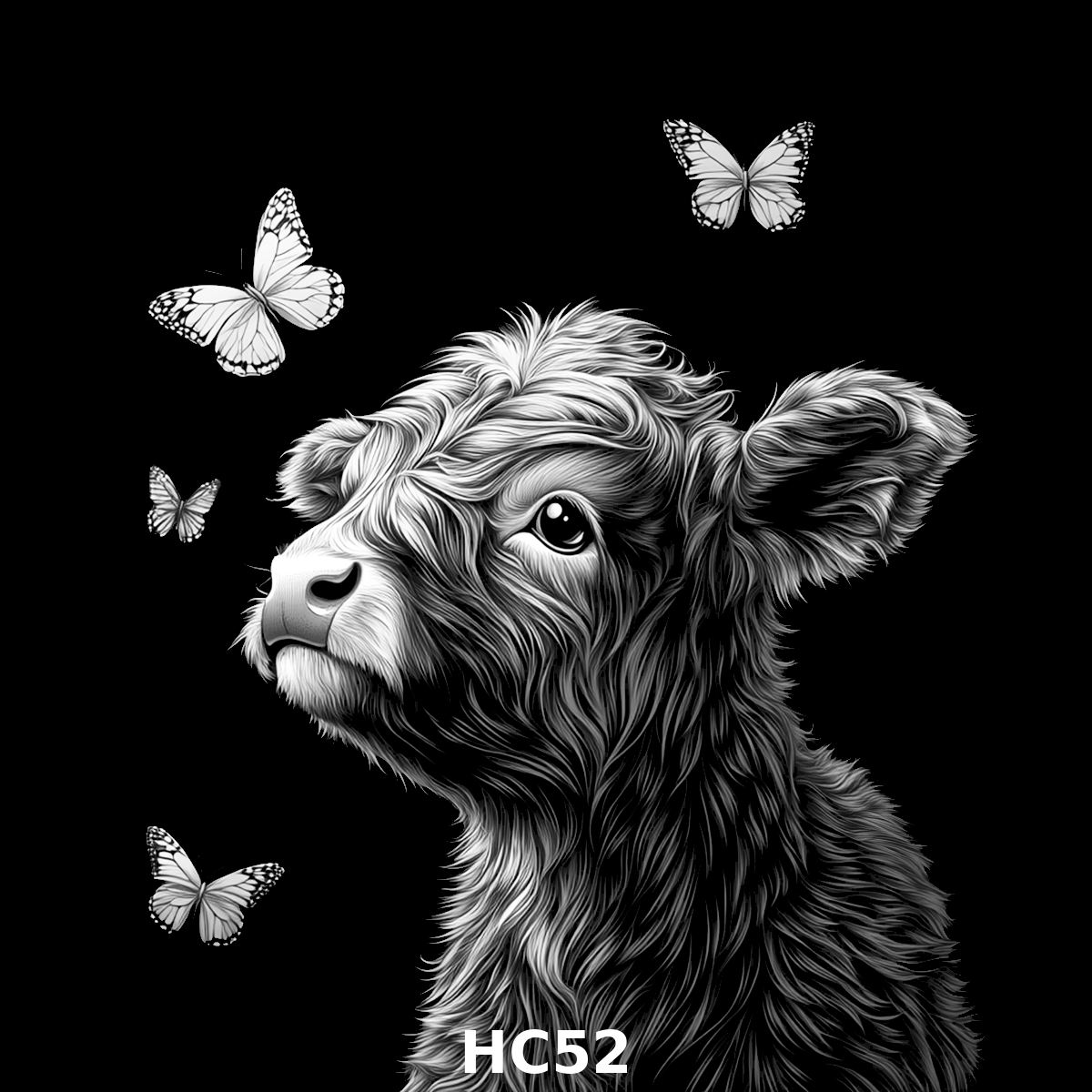 Set of four (4) Highland Cattle Coasters – Rustic Charm for Your Home