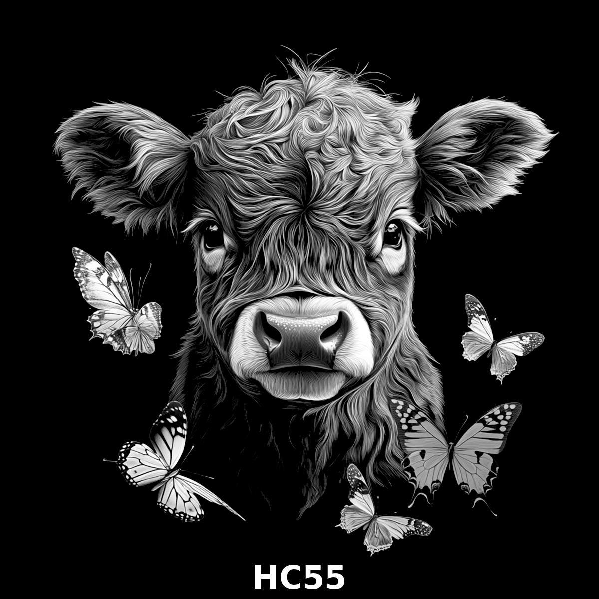 Set of four (4) Highland Cattle Coasters – Rustic Charm for Your Home