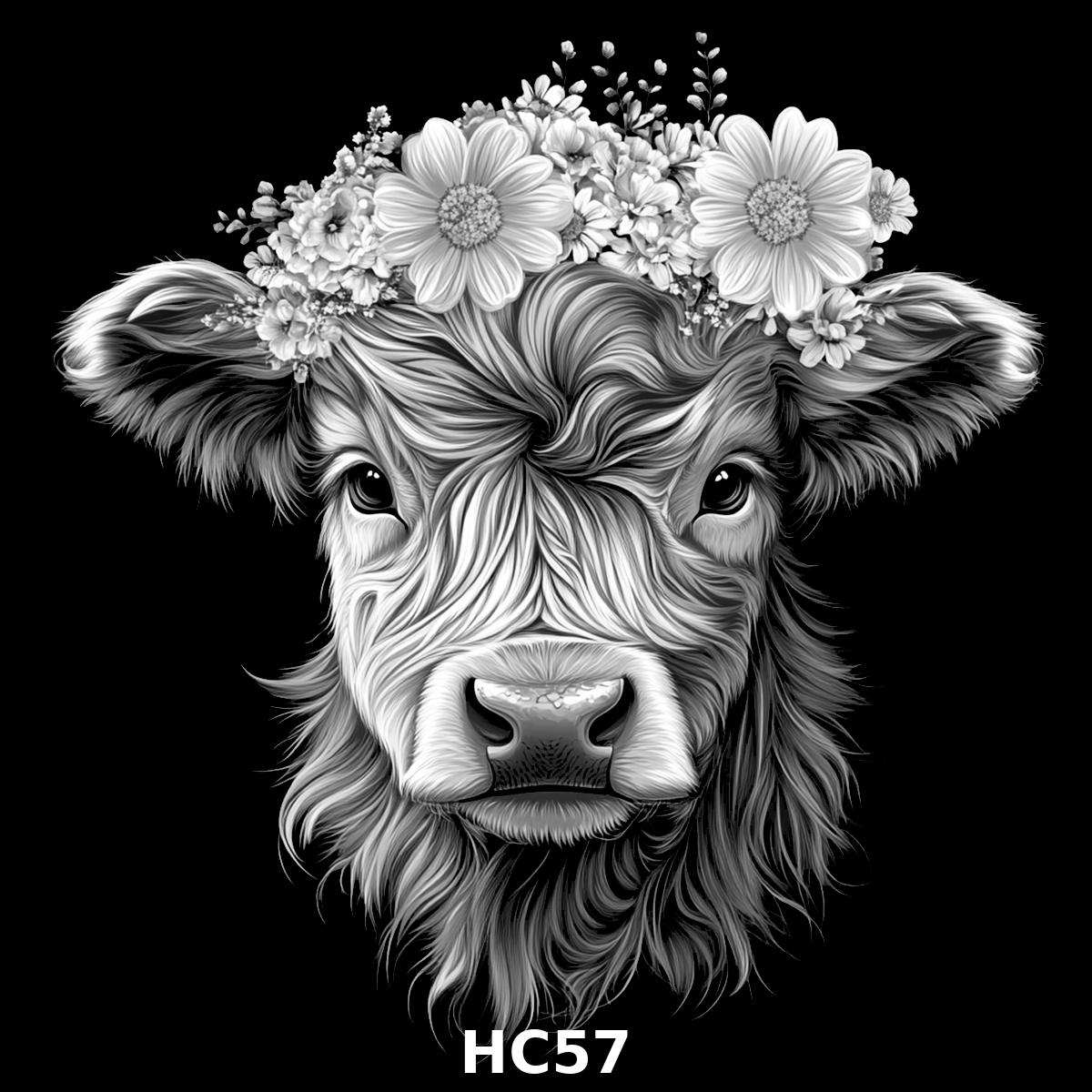 Set of four (4) Highland Cattle Coasters – Rustic Charm for Your Home