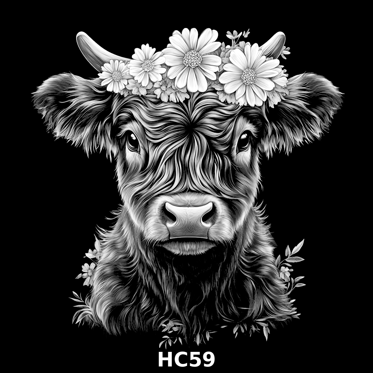 Set of four (4) Highland Cattle Coasters – Rustic Charm for Your Home