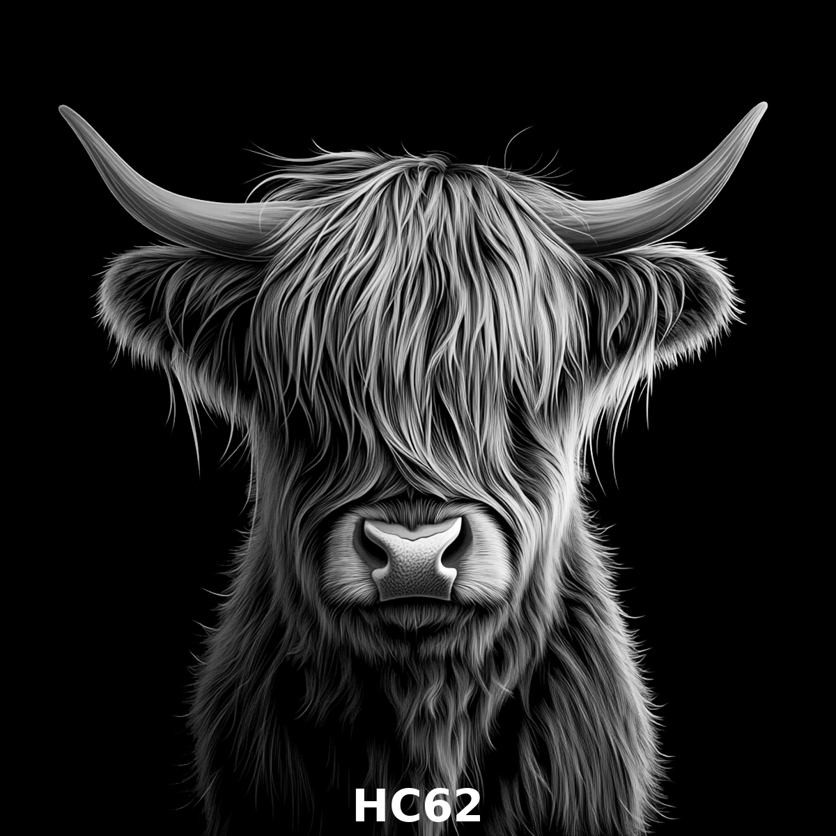 Set of four (4) Highland Cattle Coasters – Rustic Charm for Your Home