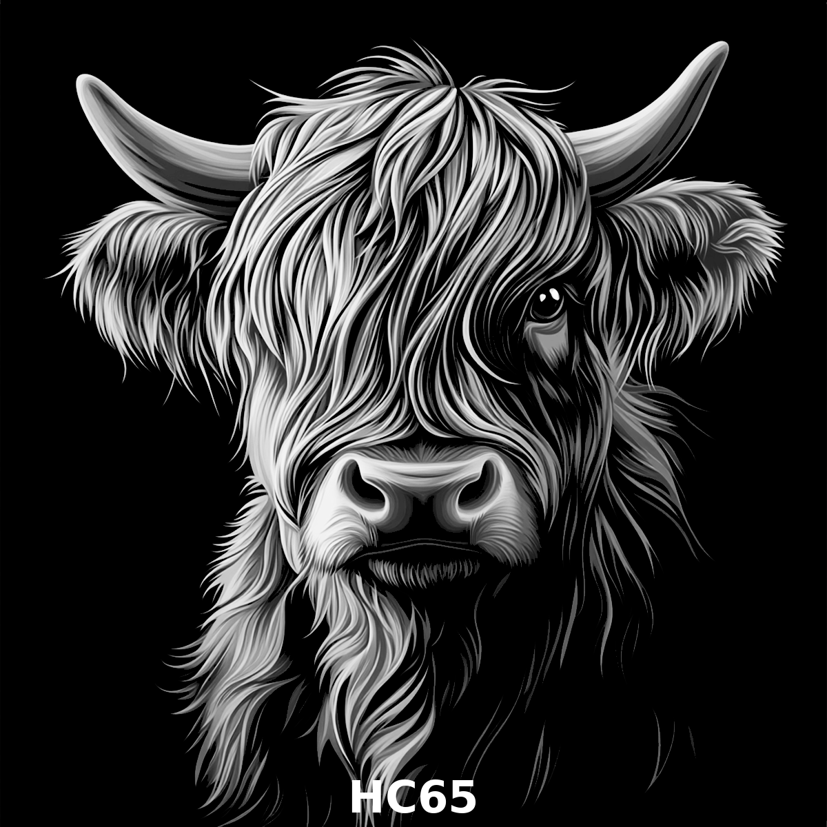 Set of four (4) Highland Cattle Coasters – Rustic Charm for Your Home
