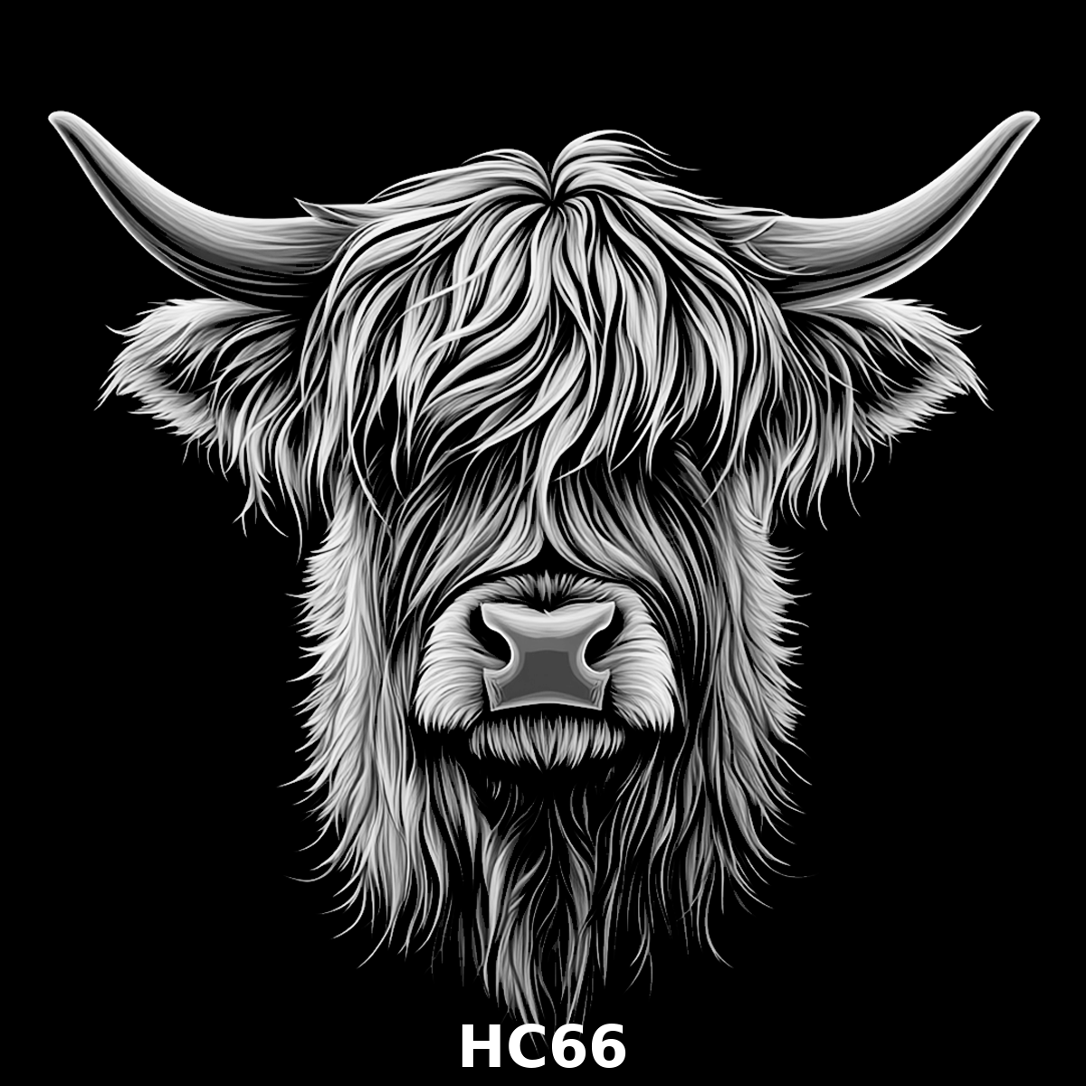 Set of four (4) Highland Cattle Coasters – Rustic Charm for Your Home