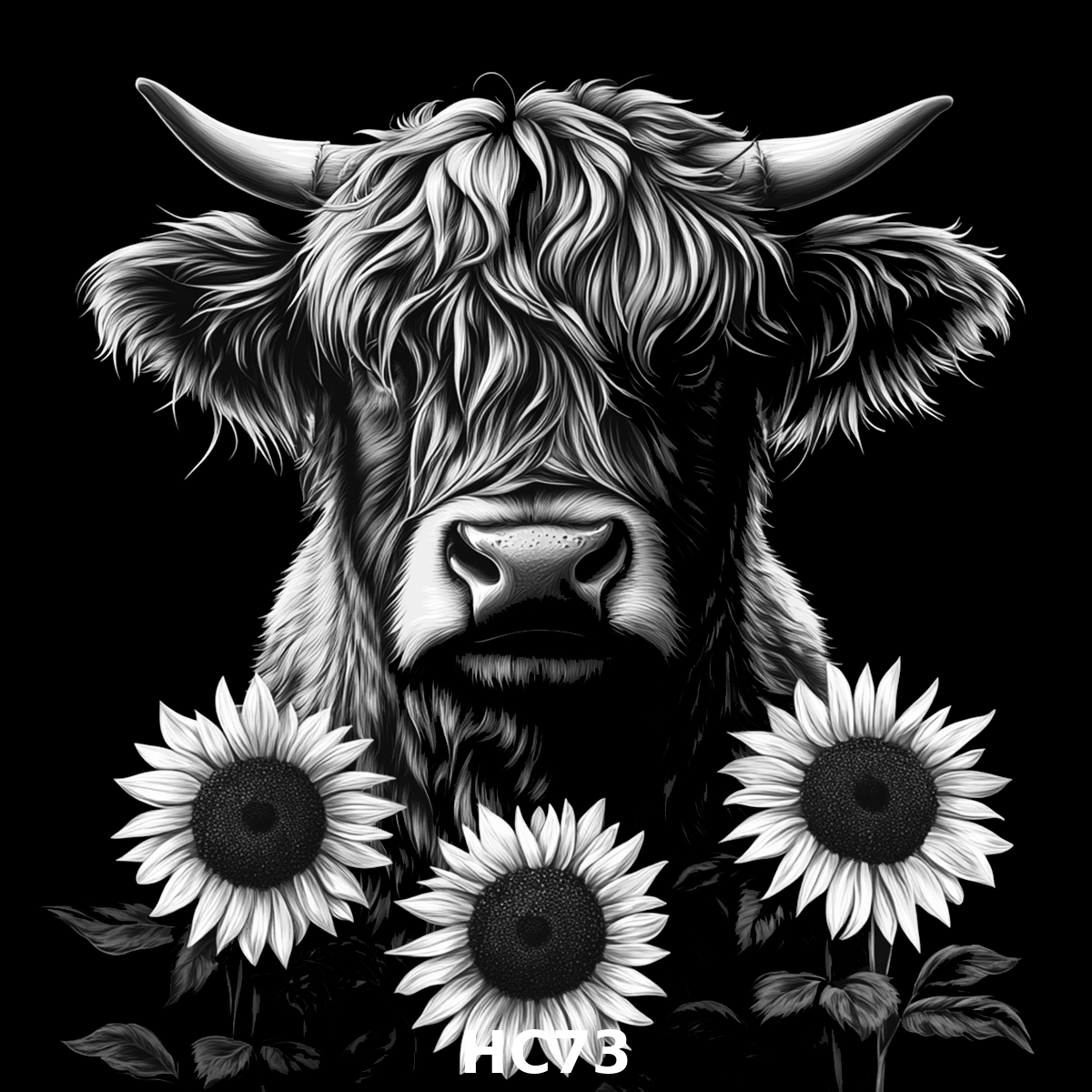 Set of four (4) Highland Cattle Coasters – Rustic Charm for Your Home