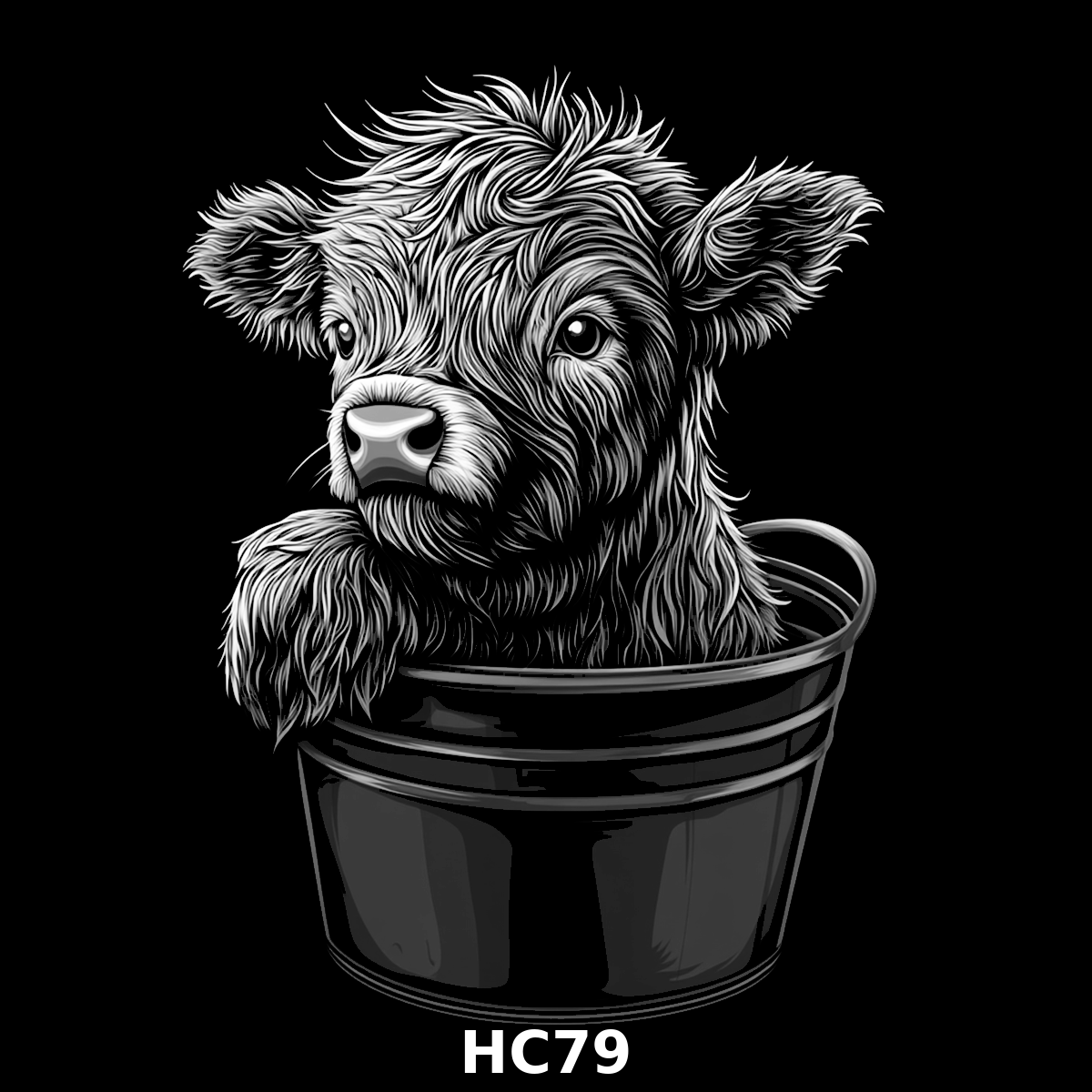 Set of four (4) Highland Cattle Coasters – Rustic Charm for Your Home