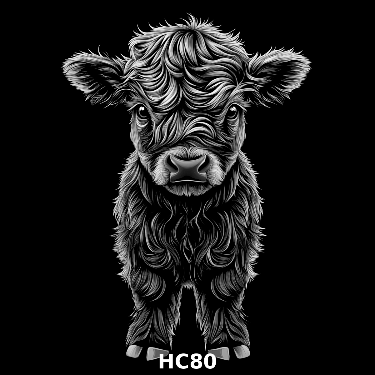 Set of four (4) Highland Cattle Coasters – Rustic Charm for Your Home