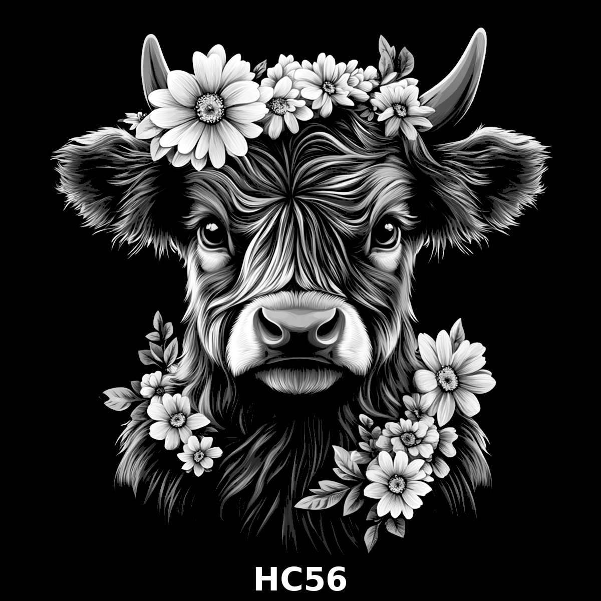 Set of four (4) Highland Cattle Coasters – Rustic Charm for Your Home