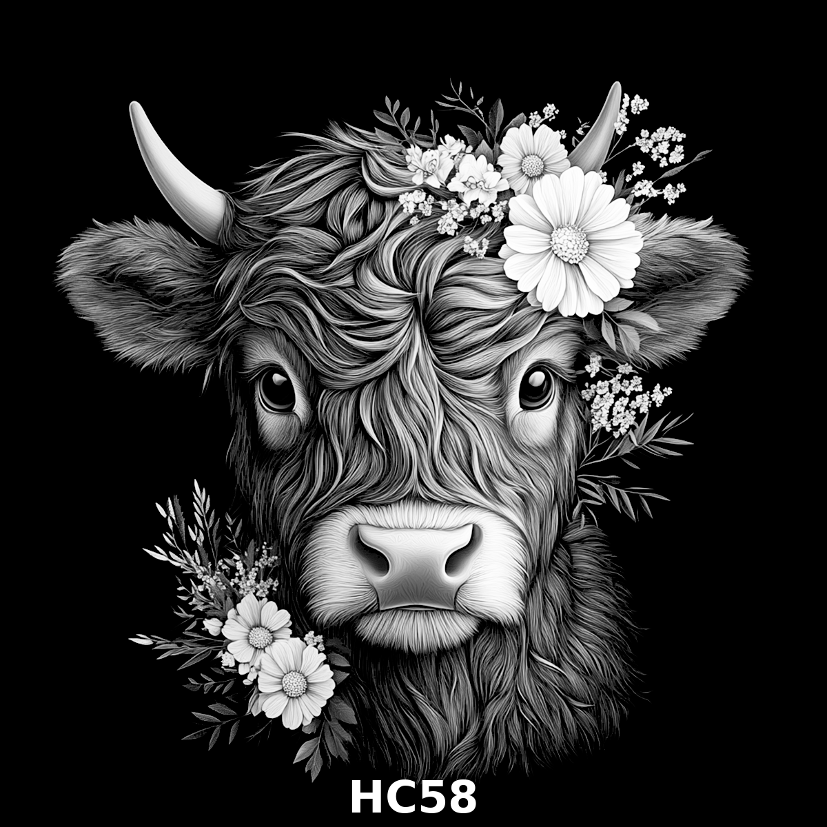 Set of four (4) Highland Cattle Coasters – Rustic Charm for Your Home